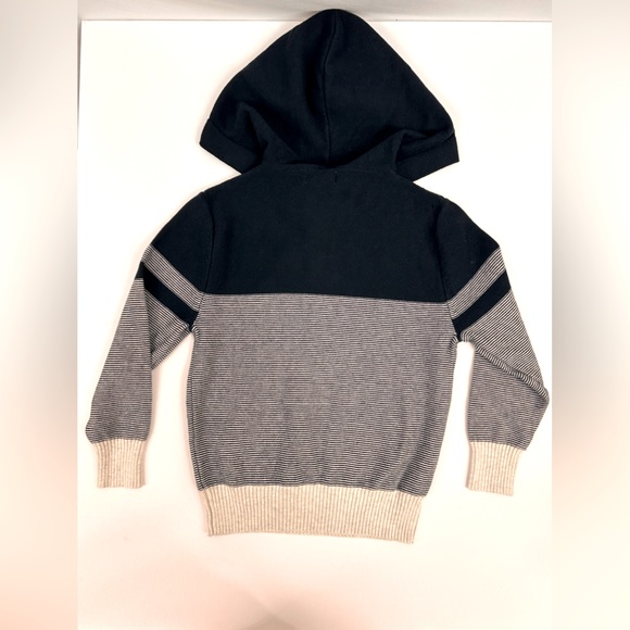 Cat & Jack Hooded Pullover Sweater Front Pocket Ribbed Hem & Wrists XS(4… - Picture 2 of 7